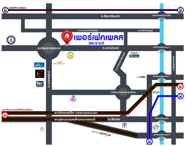 บ้านมือสองตกแต่งใหม่ โครงการ เพอร์เฟคเพลส พระราม5-ราชพฤกษ์ จาก Property Perfect เนื้อที่ 60.7 ตร.ว. พื้นที่ใช้สอย 195.17 ตร.ม. ฟังก์ชัน 4 ห้องนอน 3 ห้องน้ำ 2 ที่จอดรถ  พร้อม Facility ภายในโครงการครบครันตอบโจทย์ทุกการใช้ชีวิตด้วยบ้านเดี่ยวใจกลาง Community ชั้นนำมากมาย